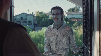 Movie still from “The Neighbourhood - Stargazing” (2021), directed by Ramez Silyan – Medium shot, Over the shoulder angle