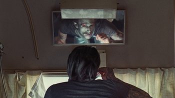 Movie still from “The Neighbourhood - Stargazing” (2021), directed by Ramez Silyan – Extreme Close Up shot, Over the shoulder angle