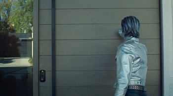 Movie still from “The Neighbourhood - Stargazing” (2021), directed by Ramez Silyan – Medium shot, Low angle