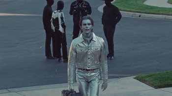 Movie still from “The Neighbourhood - Stargazing” (2021), directed by Ramez Silyan – Medium shot, Over the shoulder angle