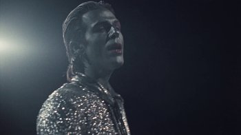 Movie still from “The Neighbourhood - Stargazing” (2021), directed by Ramez Silyan – Close Up shot, Low angle