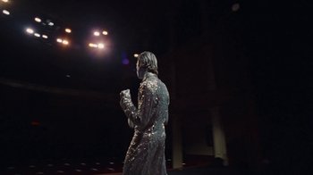 Movie still from “The Neighbourhood - Stargazing” (2021), directed by Ramez Silyan – Medium shot, Low angle