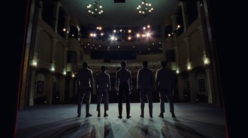 Movie still from “The Neighbourhood - Stargazing” (2021), directed by Ramez Silyan – Extreme Wide shot, Low angle