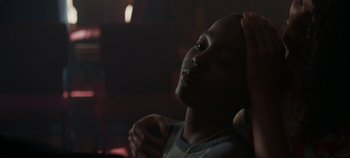 Movie still from “Nana - King’s Blvd” (2020), directed by Andrew Litten – Close Up shot, Over the shoulder angle