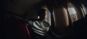 Movie still from “Nana - King’s Blvd” (2020), directed by Andrew Litten – Close Up shot, Low angle