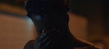 Movie still from “Nana - King’s Blvd” (2020), directed by Andrew Litten – Extreme Close Up shot, Over the shoulder angle