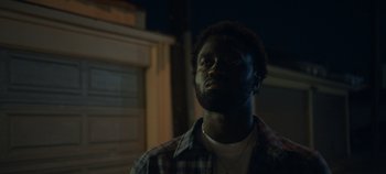 Movie still from “Nana - King’s Blvd” (2020), directed by Andrew Litten – Close Up shot, Low angle