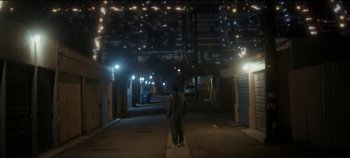Movie still from “Nana - King’s Blvd” (2020), directed by Andrew Litten – Extreme Wide shot, Low angle