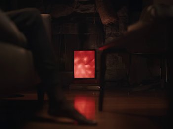 Movie still from “Sam Dew - NTWFL” (2020), directed by Young Replicant – Extreme Close Up shot, High angle