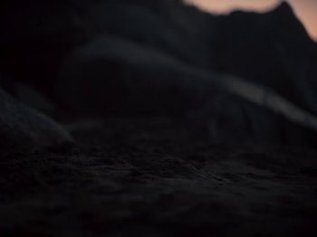 Movie still from “Sam Dew - NTWFL” (2020), directed by Young Replicant – Extreme Close Up shot, High angle