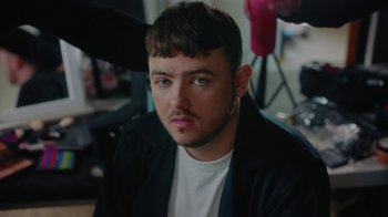 Movie still from “Declan J Donovan - Perfectly Imperfect” (2020), directed by Dan French – Close Up shot, High angle