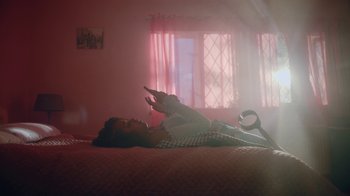 Movie still from “Declan J Donovan - Perfectly Imperfect” (2020), directed by Dan French – Medium shot, High angle