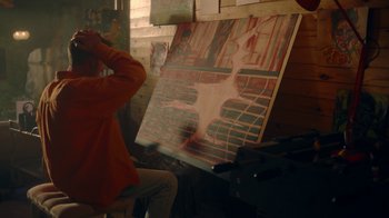 Movie still from “Declan J Donovan - Perfectly Imperfect” (2020), directed by Dan French – Medium shot, High angle