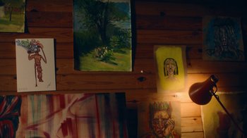 Movie still from “Declan J Donovan - Perfectly Imperfect” (2020), directed by Dan French – Extreme Close Up shot, Overhead angle