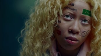 Movie still from “Declan J Donovan - Perfectly Imperfect” (2020), directed by Dan French – Extreme Close Up shot, High angle