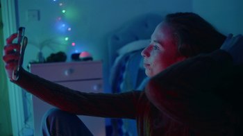 Movie still from “Declan J Donovan - Perfectly Imperfect” (2020), directed by Dan French – Extreme Close Up shot, Low angle