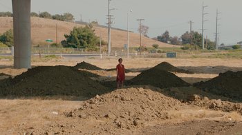 Movie still from “Deerhoof - Damaged Eyes” (2020), directed by Anders Ericsson – Extreme Wide shot, High angle