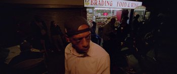 Movie still from “Ghetts feat. Skepta - IC3” (2020), directed by Hector Dockrill – Close Up shot, Low angle