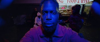Movie still from “Ghetts feat. Skepta - IC3” (2020), directed by Hector Dockrill – Close Up shot, Low angle