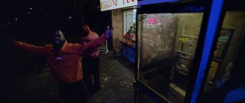 Movie still from “Ghetts feat. Skepta - IC3” (2020), directed by Hector Dockrill – Medium shot, Low angle