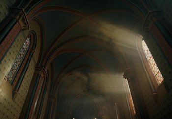 Movie still from “Katarzia - Even Water Burns” (2020), directed by Jay Walker – Extreme Wide shot, Low angle