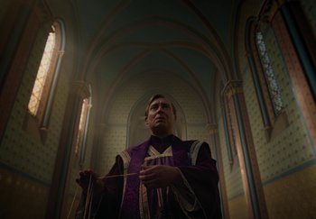 Movie still from “Katarzia - Even Water Burns” (2020), directed by Jay Walker – Medium shot, Low angle