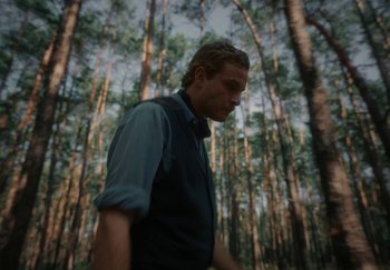 Movie still from “Katarzia - Even Water Burns” (2020), directed by Jay Walker – Medium shot, Low angle