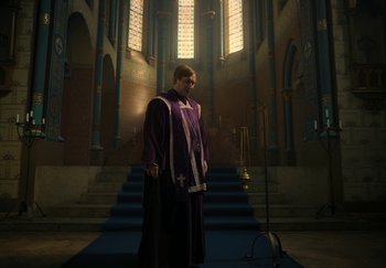 Movie still from “Katarzia - Even Water Burns” (2020), directed by Jay Walker – Wide shot, Low angle