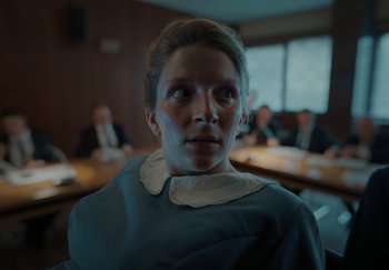 Movie still from “Katarzia - Even Water Burns” (2020), directed by Jay Walker – Close Up shot, Low angle