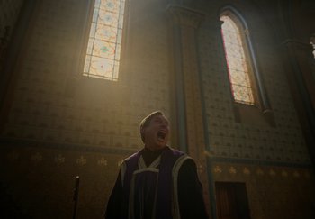 Movie still from “Katarzia - Even Water Burns” (2020), directed by Jay Walker – Medium shot, Low angle