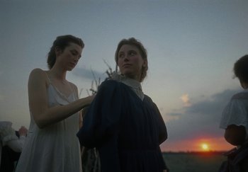 Movie still from “Katarzia - Even Water Burns” (2020), directed by Jay Walker – Medium shot, Low angle