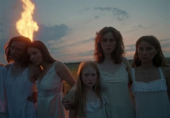 Movie still from “Katarzia - Even Water Burns” (2020), directed by Jay Walker – Medium shot, Low angle