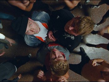 Movie still from “NOISY - I Wish I Was A” (2020), directed by João Retorta – Wide shot, Overhead angle