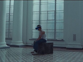 Movie still from “NOISY - I Wish I Was A” (2020), directed by João Retorta – Wide shot, High angle