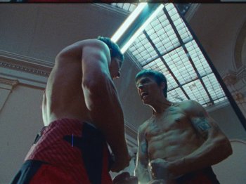 Movie still from “NOISY - I Wish I Was A” (2020), directed by João Retorta – Medium shot, Low angle