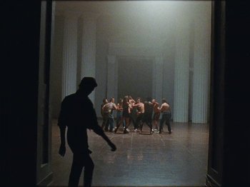 Movie still from “NOISY - I Wish I Was A” (2020), directed by João Retorta – Wide shot, Low angle