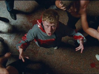 Movie still from “NOISY - I Wish I Was A” (2020), directed by João Retorta – Medium shot, Overhead angle