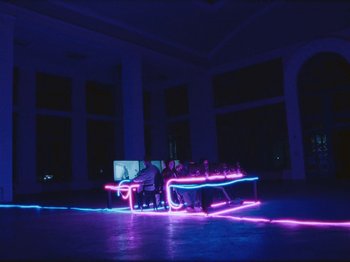 Movie still from “NOISY - I Wish I Was A” (2020), directed by João Retorta – Extreme Wide shot, High angle