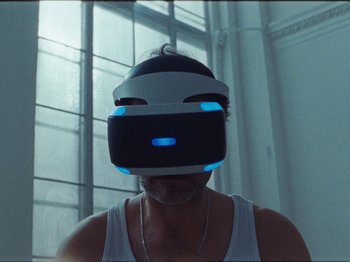 Movie still from “NOISY - I Wish I Was A” (2020), directed by João Retorta – Close Up shot, Over the shoulder angle