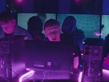 Movie still from “NOISY - I Wish I Was A” (2020), directed by João Retorta – Medium shot, Low angle