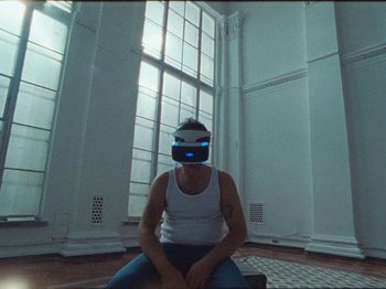 Movie still from “NOISY - I Wish I Was A” (2020), directed by João Retorta – Medium shot, High angle