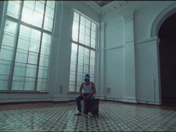 Movie still from “NOISY - I Wish I Was A” (2020), directed by João Retorta – Wide shot, Low angle