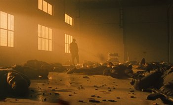 Movie still from “HUSKY - Never-Ever” (2020), directed by Evgenii Bakirov – Extreme Wide shot, Low angle