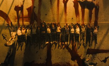 Movie still from “HUSKY - Never-Ever” (2020), directed by Evgenii Bakirov – Extreme Wide shot, Overhead angle