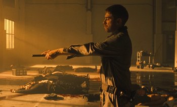 Movie still from “HUSKY - Never-Ever” (2020), directed by Evgenii Bakirov – Medium shot, High angle