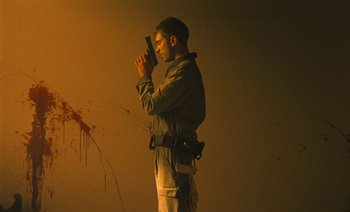 Movie still from “HUSKY - Never-Ever” (2020), directed by Evgenii Bakirov – Medium shot, Low angle