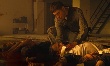 Movie still from “HUSKY - Never-Ever” (2020), directed by Evgenii Bakirov – Medium shot, High angle