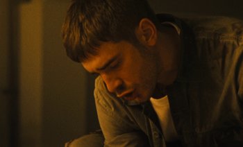 Movie still from “HUSKY - Never-Ever” (2020), directed by Evgenii Bakirov – Close Up shot, Low angle