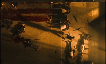 Movie still from “HUSKY - Never-Ever” (2020), directed by Evgenii Bakirov – Extreme Wide shot, Overhead angle