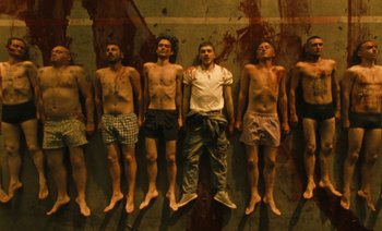 Movie still from “HUSKY - Never-Ever” (2020), directed by Evgenii Bakirov – Wide shot, Overhead angle